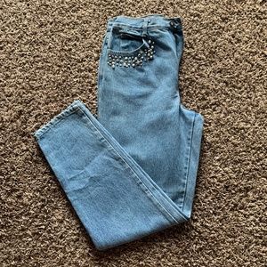 Vintage Monique Embellished Jeans